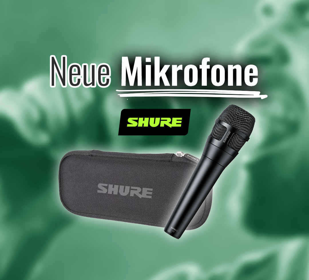 Neue Nexadyne Mikrofone von Shure.