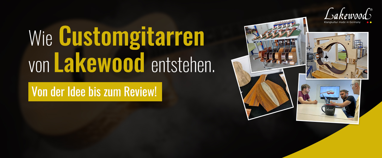 Wie Customgitarren von Lakewood entstehen: Von der Idee bis zum Review!