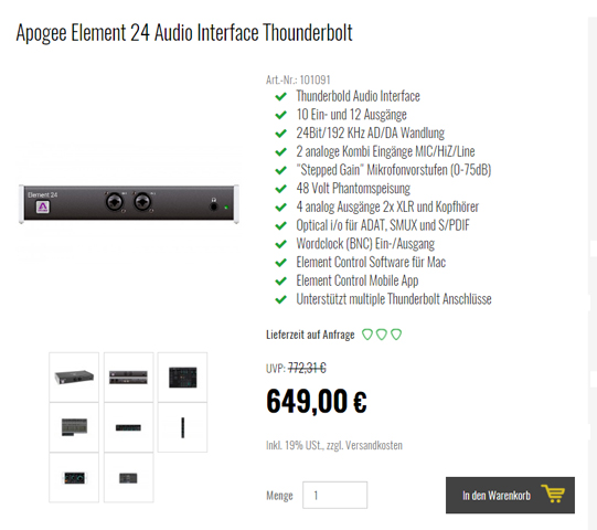 Apogee Element 24