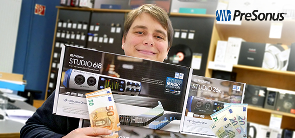 PreSonus Christmas Cashback bei PPC Music in Hannover