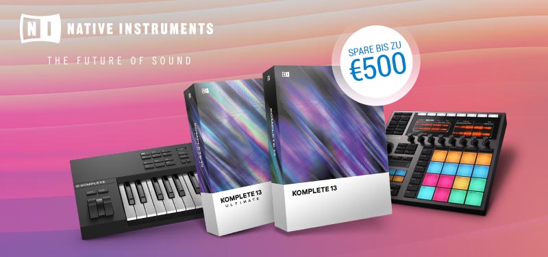 Native Instruments: Summer of Sound 2021: Spare bis zu 500,– €!