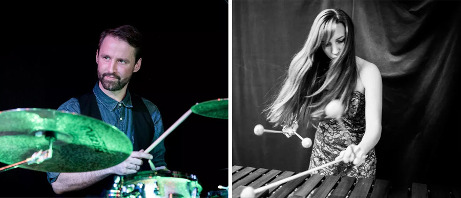 Percussion Creativ: Micha Fromm und Hanna Schneider